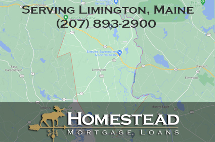 Map of Limington Maine service area for Homestead Mortgage Loans Inc.
